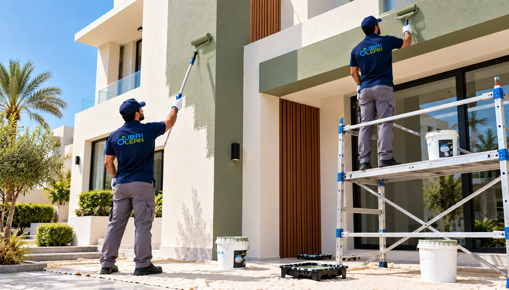 Exterior & Facade Painting-DubaiClean-Service